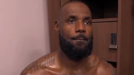 LeBron James narrowly avoids embarrassing wardrobe malfunction