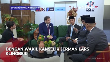 Momen Wapres Gibran Bertemu Wakil Kanselir Jerman di Sela KTT G20