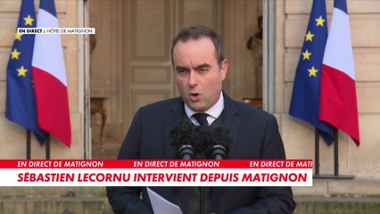 Intervention du Premier ministre Sébastien Lecornu depuis Matignon sur le budget
