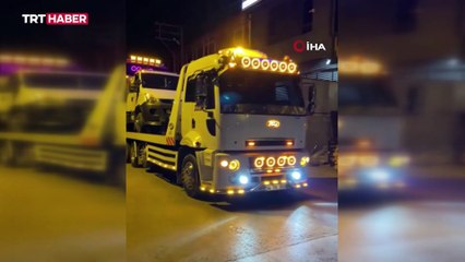 Dört oto kurtarıcı “üst üste” yüklendi, cezasız kalmadı