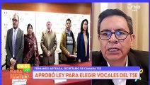 SUSPEN TRATAMIENTO DE LA LEY PARA ELEGIR VOCALES