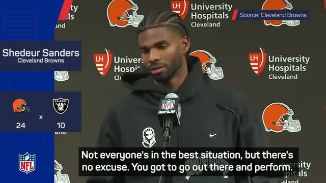 People want to see me fail - Browns' Sanders basks in first NFL win