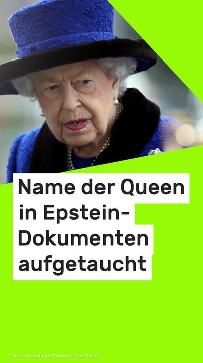 No Glomex Nicht nur Prinz Andrew: Name der Queen in 'geheimen' Epstein-Dokumenten aufgetaucht