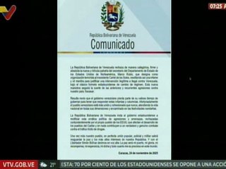 Venezuela rechaza la designación de organización terrorista al inexistente "Cartel de los Soles"