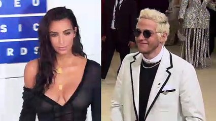 Kim Kardashian Finally Shares How She & Pete Davidson Got Together