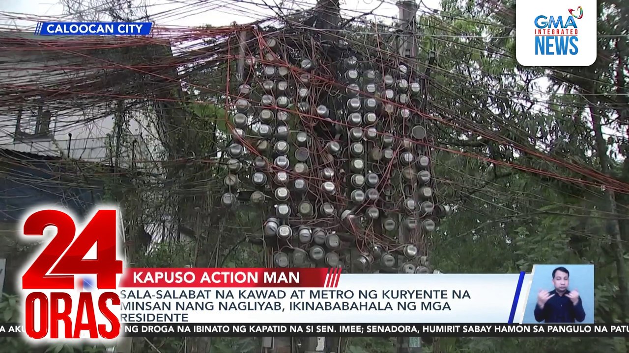 Sala-salabat na kawad at metro ng kuryente na minsan nang nagliyab, ikinababahala ng mga residente | 24 Oras