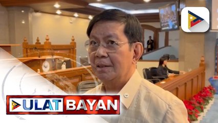 Sen. Panfilo Lacson, hinimok ang mga akusado sa flood control anomaly na kusang magsoli ng pera | ulat ni Louisa Erispe