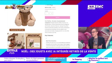 On n'arrête pas le progrès : Noël, des jouets avec IA intégrée retirés de la vente - 24/11