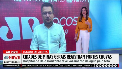 Minas Gerais registra fortes chuvas