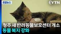 충북 청주 새 반려동물보호센터 개소...동물 복지 강화 / YTN
