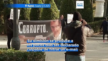 El fiscal general presenta su renuncia tras ser condenado por el Supremo