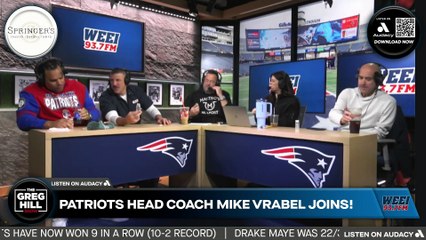 Patriots HC Mike Vrabel joins live at Gillette Stadium!