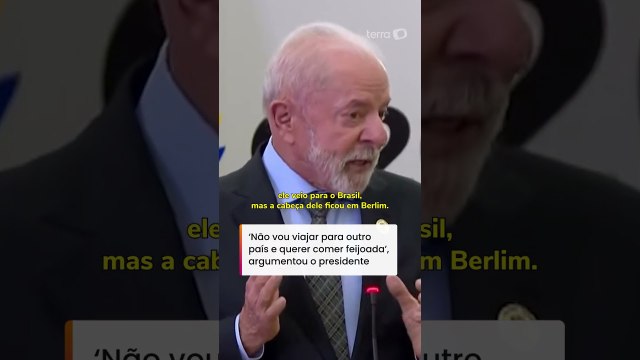 Lula diz que chanceler alemão criticou Belém porque estava com a ‘cabeça em Berlim’