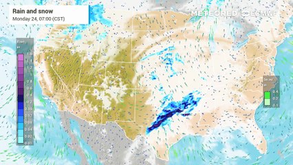 The South could be struck by severe storms packing damaging winds, large hail, and even tornadoes.