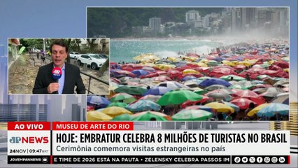 Embratur celebra 8 milhões de turistas estrangeiros no Brasil