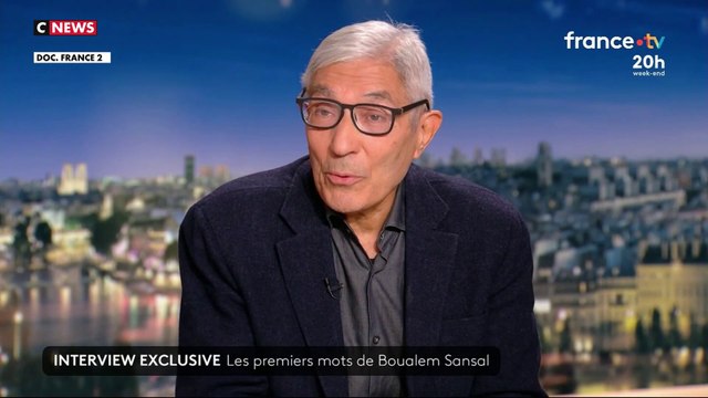 «Je n'avais même pas d'avocat» : la première apparition médiatique de Boualem Sansal depuis sa libération