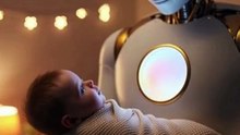AI Robot Puts Baby to Sleep 🤖👶 | Heartwarming Bedtime Moment