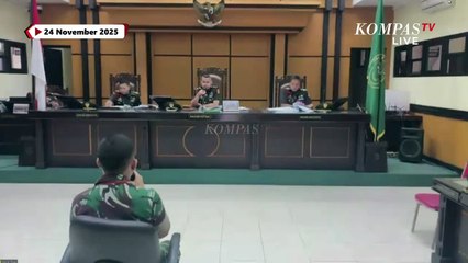Sidang Prada Lucky: Lettu Ahmad Faisal Bantah Keterangan Dokter Markas