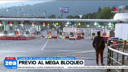 Así se encuentra la carretera México-Cuernavaca, previo al megabloqueo nacional