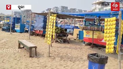 ଉଠାଦୋକାନୀଙ୍କ କବଜାରେ ପୁରୀ ବେଳାଭୂମି, ଅସୁବିଧା ଭୋଗୁଛନ୍ତି ପର୍ଯ୍ୟଟକ