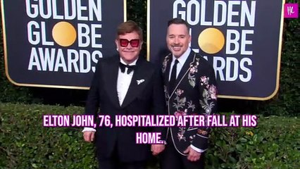 Elton John, 76, Hospitalized After Fall At His Home In France