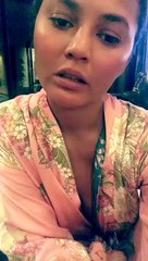 Chrissy Teigen Accidentally Flashes Her Nipple On Snapchat & Her Clapback Was Epic