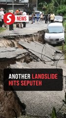 Ten-metre high slope along Jalan Klang Lama collapses