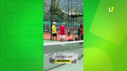 João Fonseca faz o primeiro treino da pré-temporada na Yes Tennis.