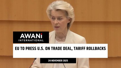 EU to press U.S. on trade deal, tariff rollbacks