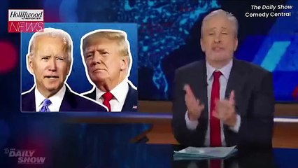 Jon Stewart Shrugs Off 'Daily Show' Backlash About Joe Biden | THR News Video