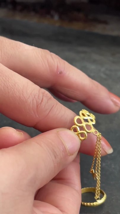 8 design chain Ring Making