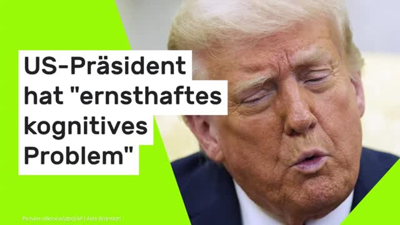 Donald Trump: Psychologe sicher - US-Präsident hat 'ernsthaftes kognitives Problem'