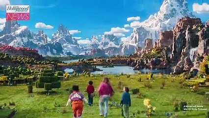 'A Minecraft Movie' Trailer: Jack Black Takes Jason Momoa and Danielle Brooks Under His Wing | THR News Video