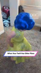 Tiny Twirl Goes Hilariously Wrong in the Cutest Halloween Moment|| Heartsome 💖