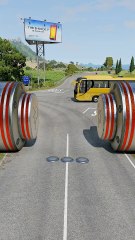 Realistic BeamNG Drive car crash physics. Watch in