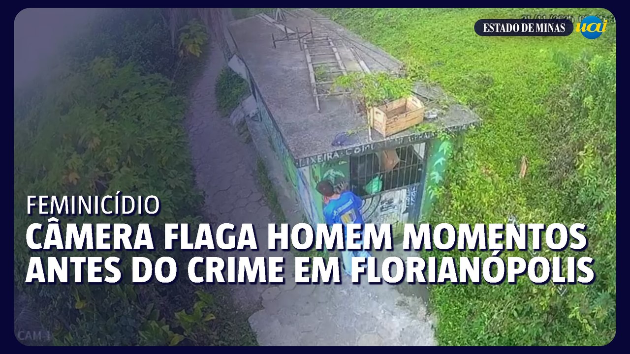 Homem é flagrado na trilha em que uma mulher foi morta, momentos antes do crime em Florianópolis