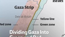Dividing Gaza Into Green and Red Zones