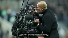 Guardiola 'embarrassed' after clash with cameraman following Newcastle defeat