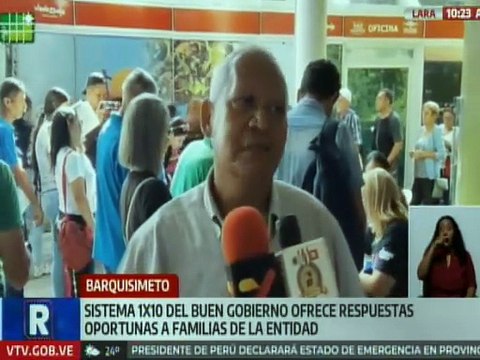 Lara | 1x10 del Buen Gobierno ofrece respuesta a 450 casos reportados a través de la aplicación móvil