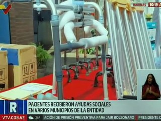 Barinas | Ciudadanos recibieron ayudas sociales para el bienestar integral de la población