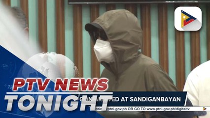 Engr. Dennis Abagon, 7 other accused arrived at the Sandiganbayan; one posted P90-K bail for 1st count of graft