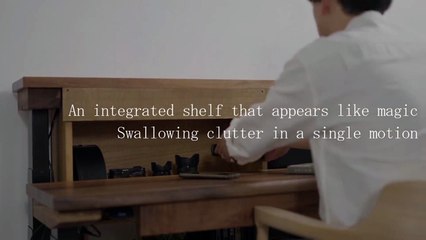 KIDO Desk — The Split‑Top Standing Desk That Hides Clutter by Esaki Shohei