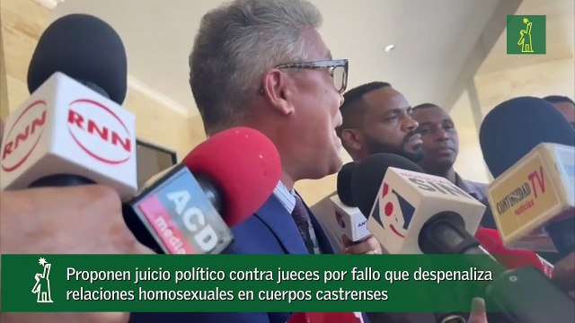 Proponen juicio político contra jueces por fallo que despenaliza relaciones homosexuales en cuerpos castrenses