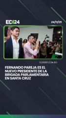 Fernando Pareja es el nuevo presidente de la Brigada Parlamentaria en Santa Cruz