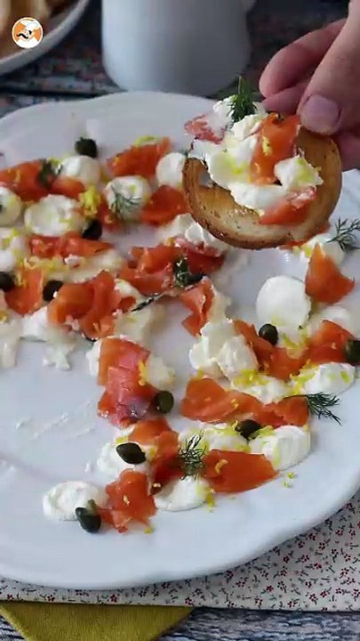 Smoked salmon aperitif spread