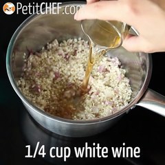 Roquefort risotto - the iconic italian rice dish with blue cheese