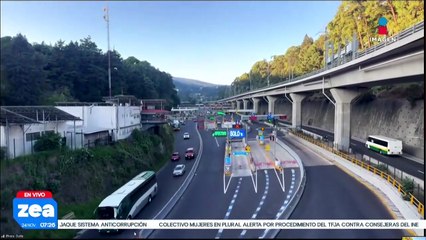 Así se encuentra en estos momentos la México-Toluca previo al megabloqueo