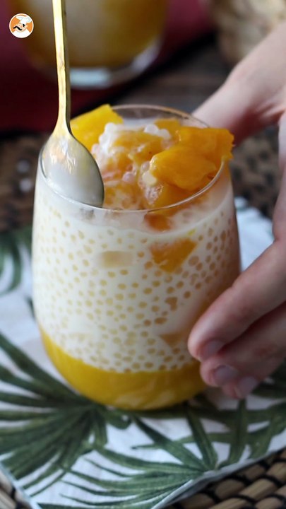 Mango sago, el postre asiático con tapioca y mango que conquista por su sencillez