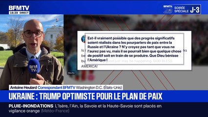 Plan de paix pour l'Ukraine: sur son réseau social, Donald Trump a déclaré "que quelque chose de positif est en train de se produire"