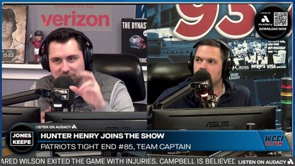 Jones & Keefe: Hunter Henry joins the show following a career day against the Bengals
